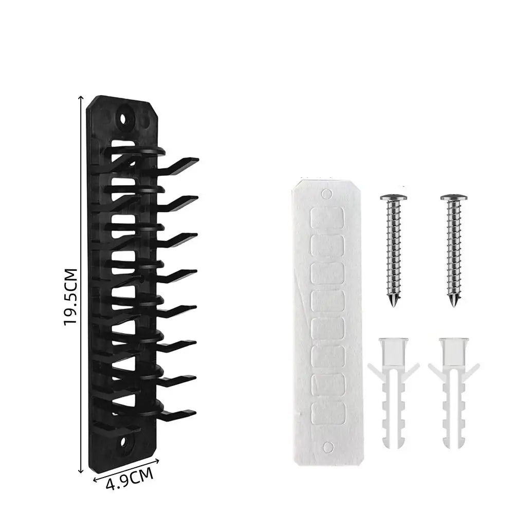 Closet Cap Rack Hat Organizer for Baseball Caps Space Saving Sundries Storage Baseball Caps Organizer for Door Closet Plastic