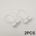2pcs modern minimalist magnetic ball curtain tiebacks with thicker twisted cords can be styled at will,for bedrooms, living room