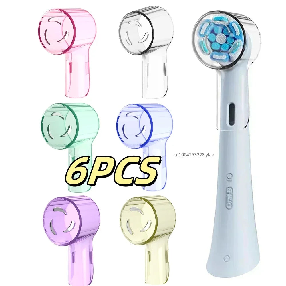Toothbrush Dustproof Covers Caps Compatible with Braun Oral B Replacement Heads and IO Series Electric Toothbrush Head Protector