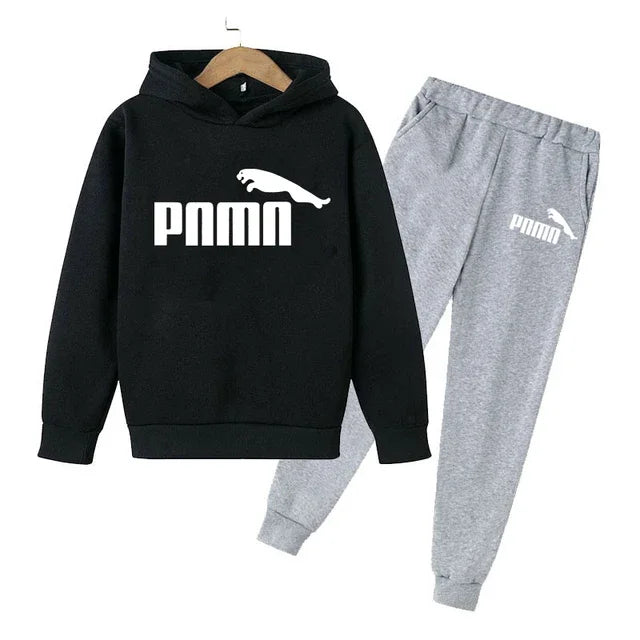 3-12 Years Children Holiday Gifts 2pcs Set Boy Girl Kid's Clothes Hoodie+Pants Suit  Spring Autumn Tracksuit