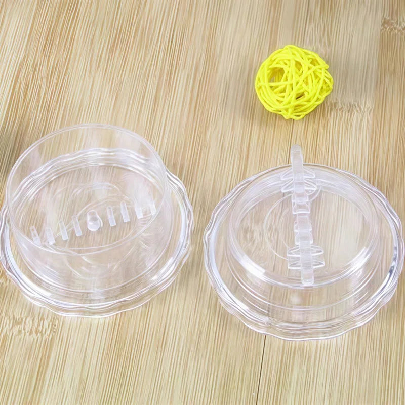 Kitchen Multifunctional Garlic Press Transparent Manual Garlic Crusher Chopper Convenient To Carry Convenient Garlic Masher