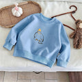 2026 New Children's Sweatshirts Printed Simple Casual Kids Autumn Clothing Long Sleeved Tops Hoodie Crewneck Girl Boy Clothes