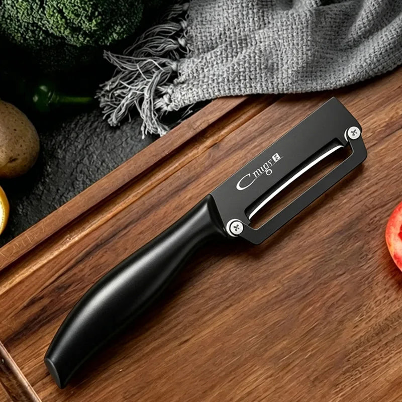 Multi-Function Kitchen-Specific Peeler Stainless Steel Kitchen Peeler for Slicing Fruit and Vegetables with Steel Handle