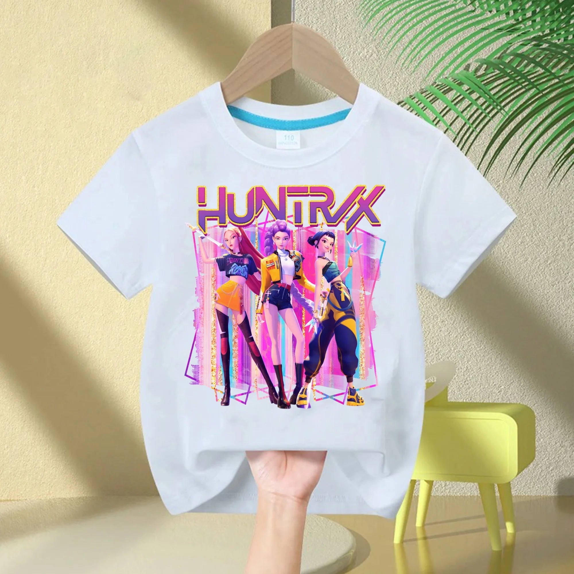 Kpop Demon Hunters 2026 Hot Movie Kids T‑Shirt Soft Cotton Toddler Boys Girls Tops Fashion Casual Children Clothing Fan Gifts