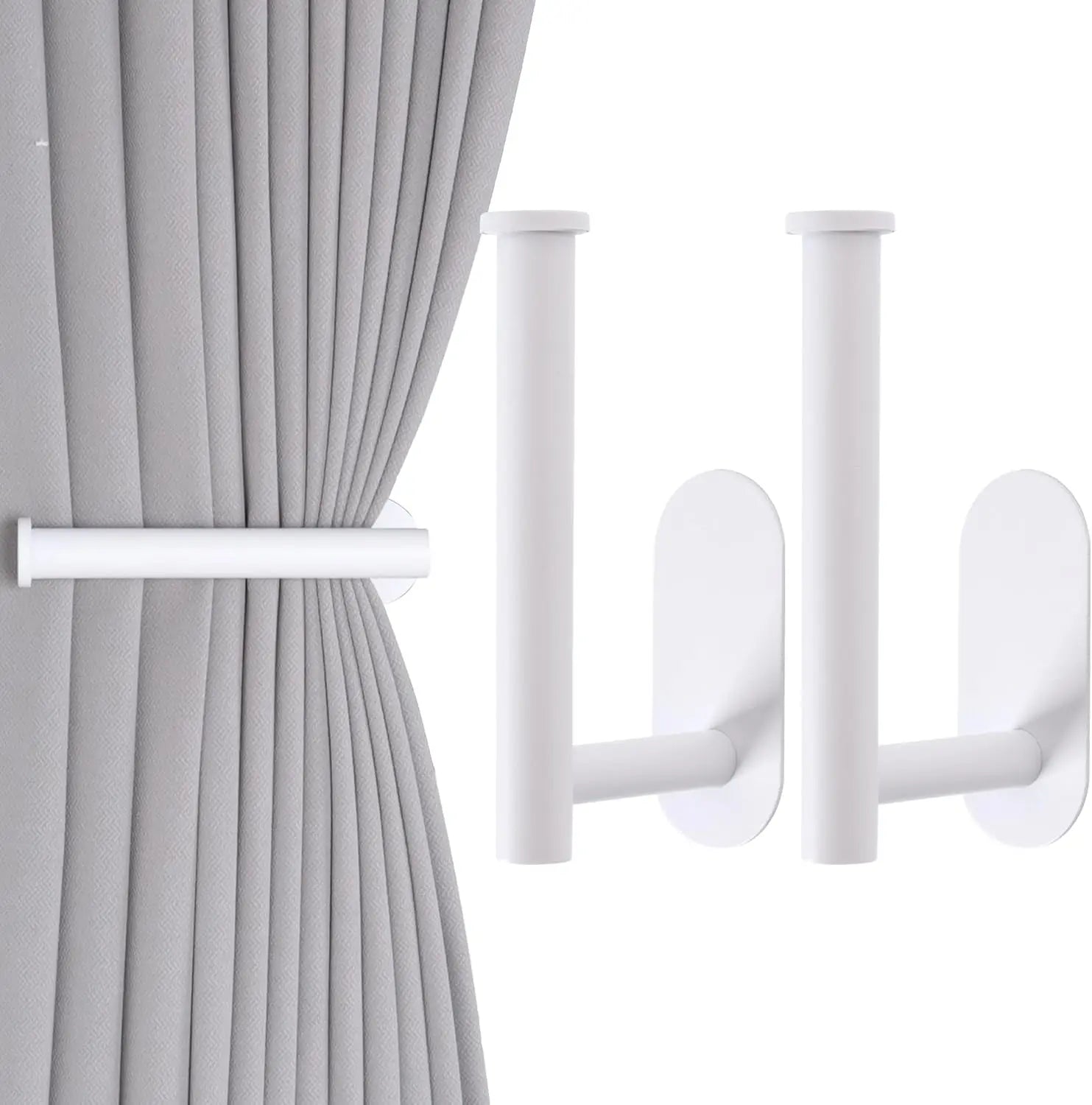 Adhesive Curtain Holdbacks Curtain Tie Backs Curtain Holdbacks No Drill Curtain Pull Backs Adhesive Curtain Hooks Curtain Holder