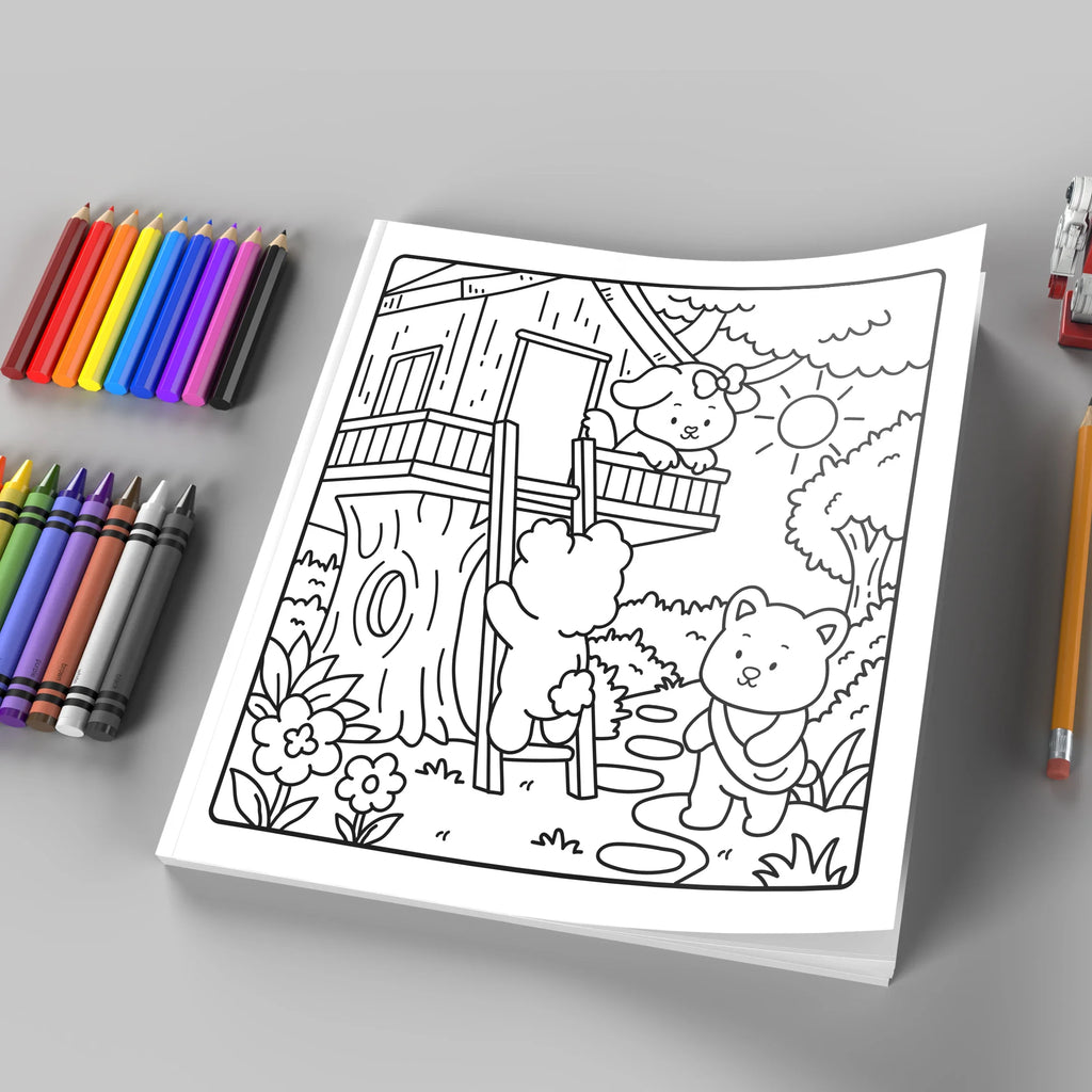 CALM DAYS Bold-Easy Patterns Coloring Book for Adult Cute Drawing Book Perfect Gift for Birthday Back to School Art Supplies
