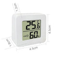 Mini Indoor Thermometer Hygrometer LCD Digital Display Humidity Meter Sensor Ambient Temperature Monitor Home Kitchen Bathroom‌