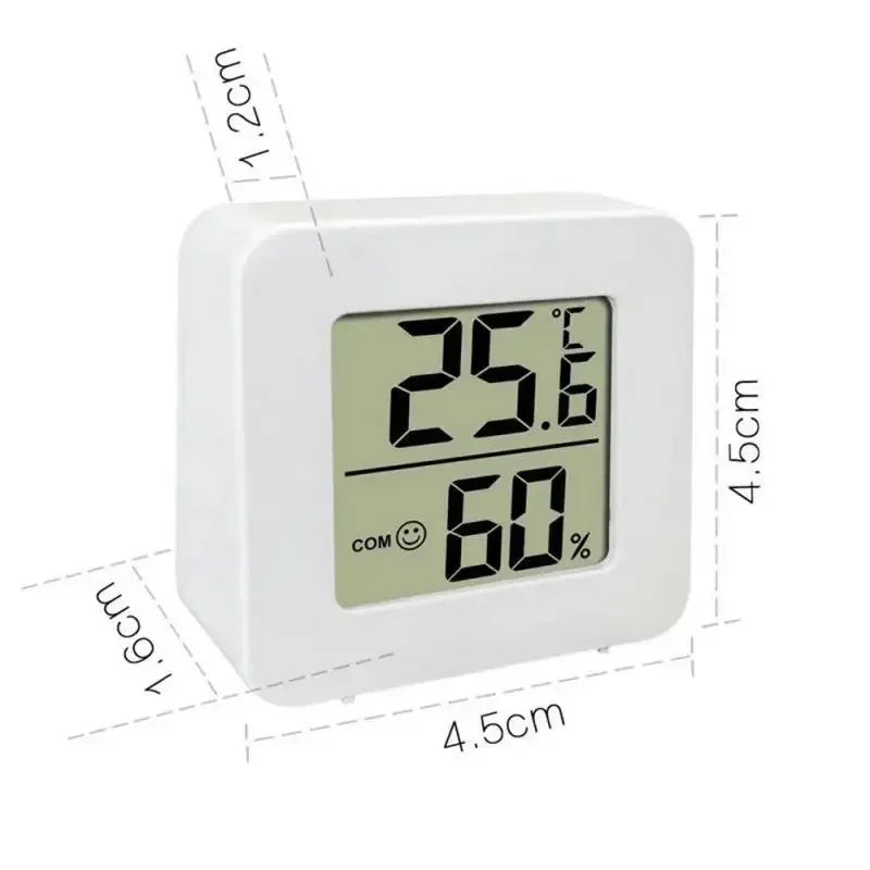 Mini Indoor Thermometer Hygrometer LCD Digital Display Humidity Meter Sensor Ambient Temperature Monitor Home Kitchen Bathroom‌