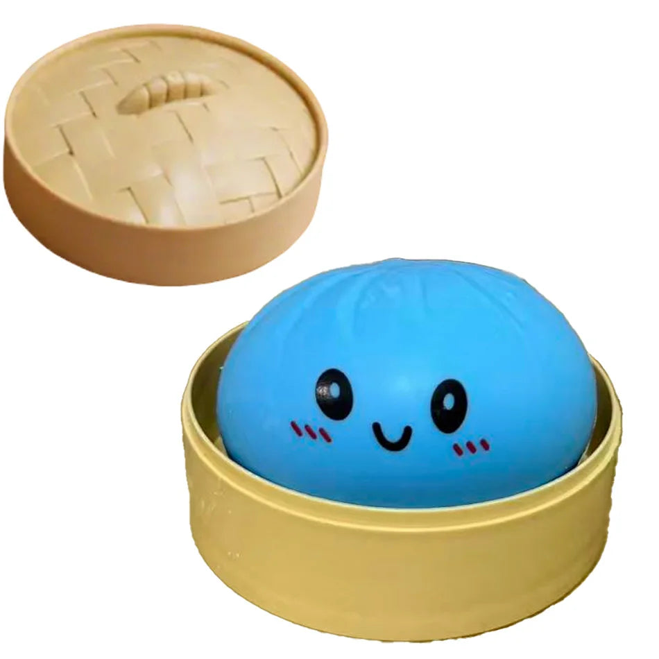 Glitter Dumpling Glitter Dumpling Squishy with Box Dumplings Sensory Squeeze Toy for Stress Relief