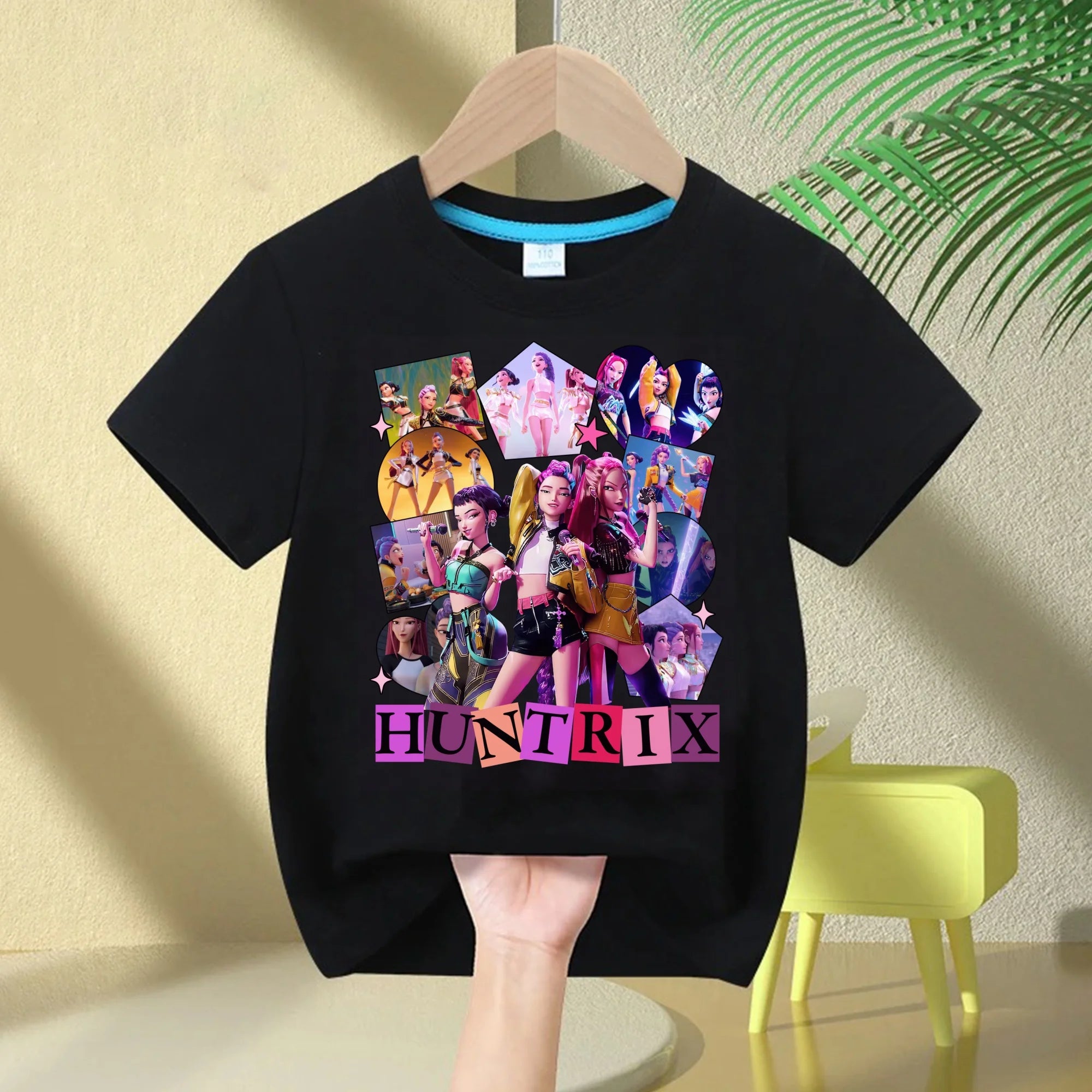 Kpop Demon Hunters 2026 Hot Movie Kids T‑Shirt Soft Cotton Toddler Boys Girls Tops Fashion Casual Children Clothing Fan Gifts