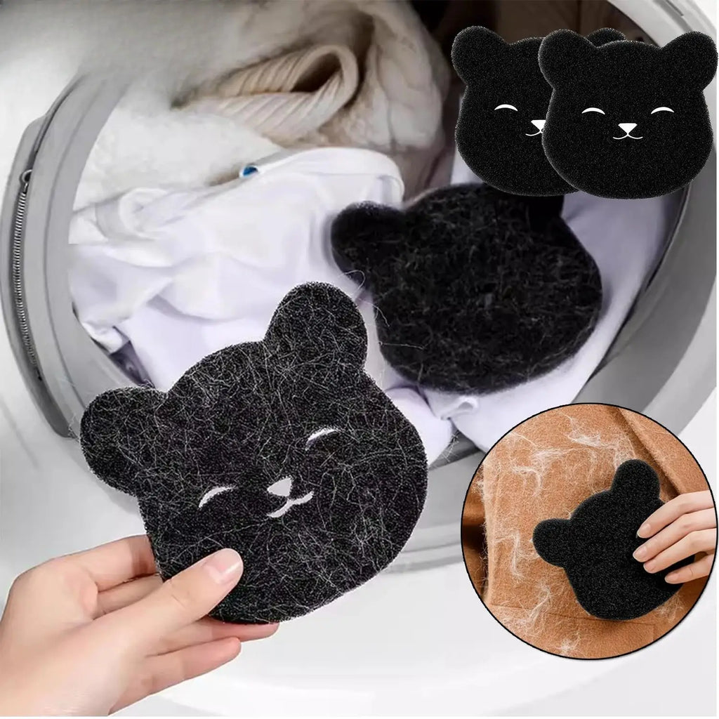 Pet Hair Remover Laundry Ball Dog Cat Hair Catcher Washer Lint Fur Remover Reusable Clothes Cleaning Sponge Wet Dry Dual Purpose