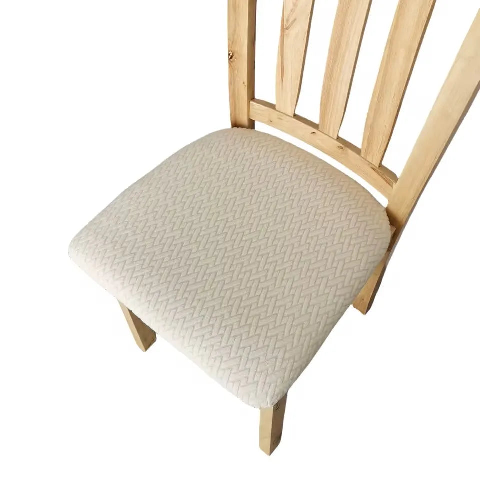 Thickened Chair Cover Solid Color Chair Seat Cushion Cover Suitable For All Seasons Jacquard Elastic Chair Cushion Cover For D