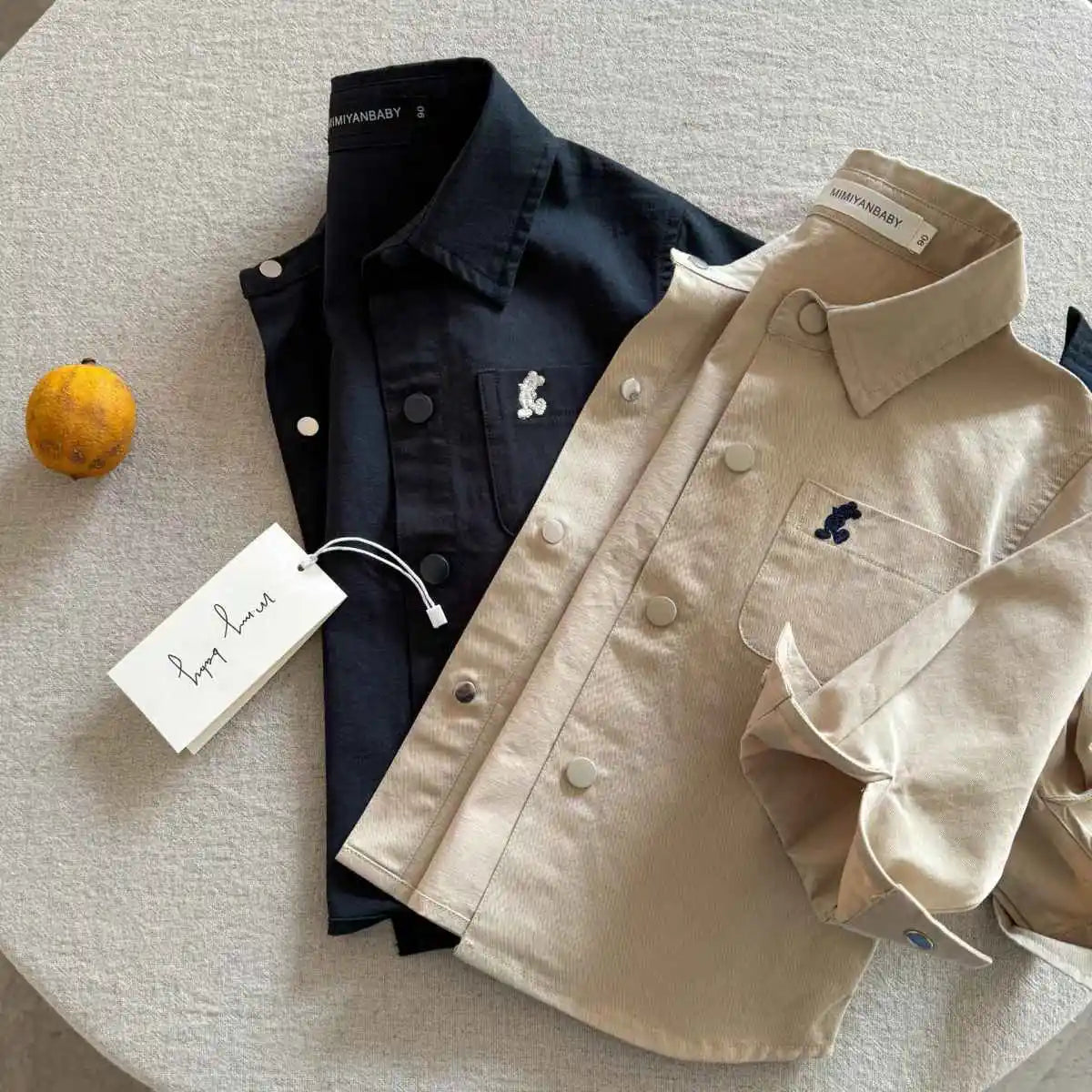 Children's Outerwear Boys 2026 Spring Autumn Style Kids Casual Shirt Fashion Cartoon Solid Color Girls' Blouses 2-10 Y Baby Top