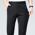 Spring Summer Mens Stretch Casual Pants Classic Business Dress Pants Khaki Suit Pants Formal Dress Pants Male Black Trousers