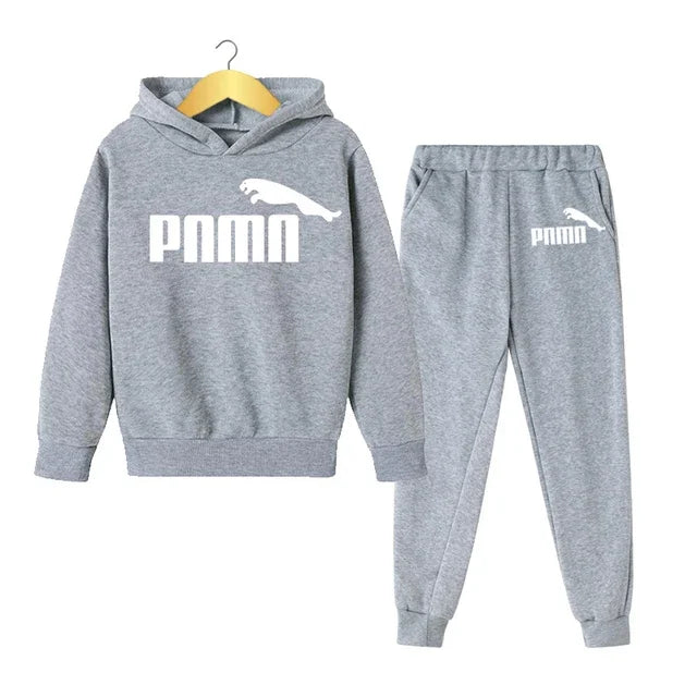 3-12 Years Children Holiday Gifts 2pcs Set Boy Girl Kid's Clothes Hoodie+Pants Suit  Spring Autumn Tracksuit