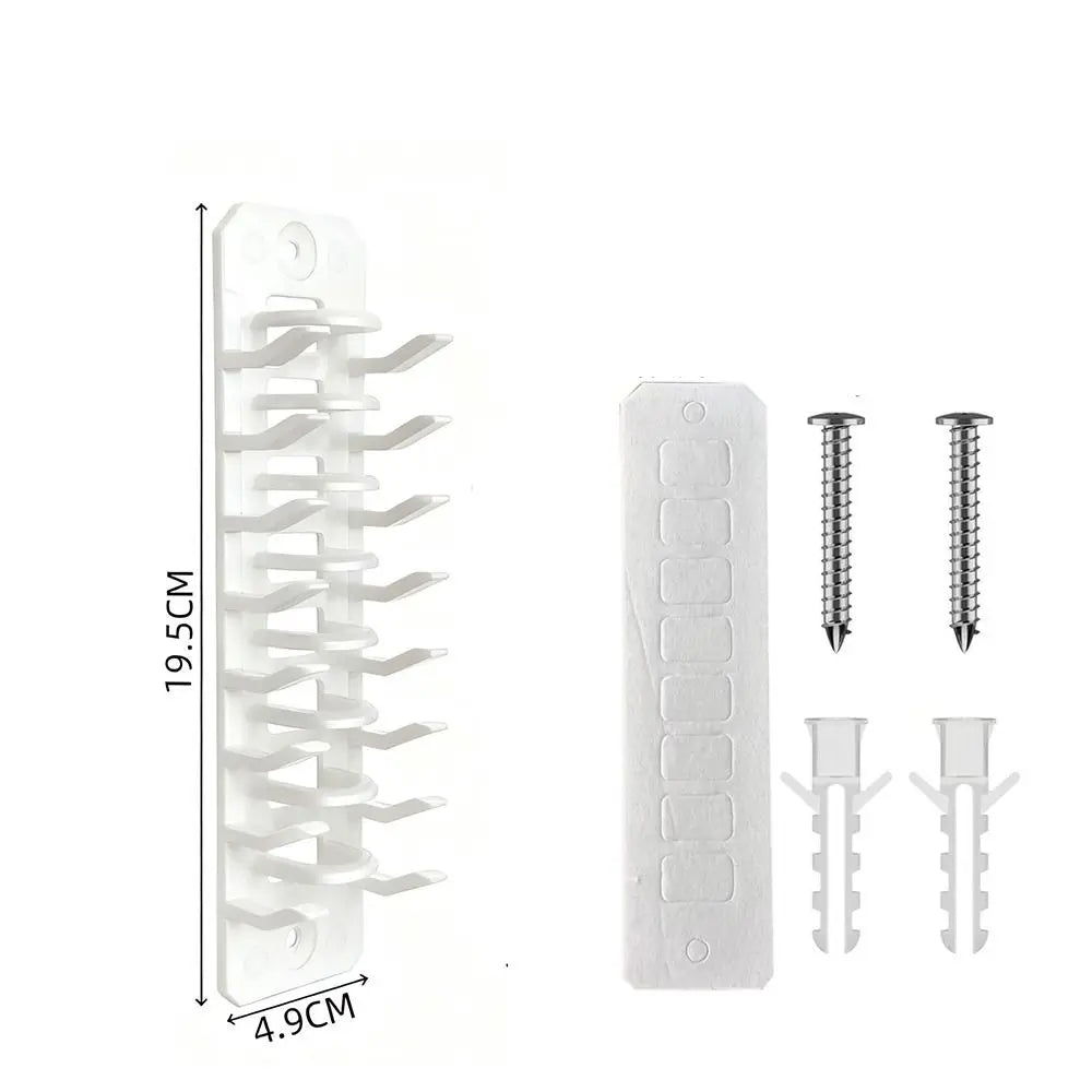 Closet Cap Rack Hat Organizer for Baseball Caps Space Saving Sundries Storage Baseball Caps Organizer for Door Closet Plastic