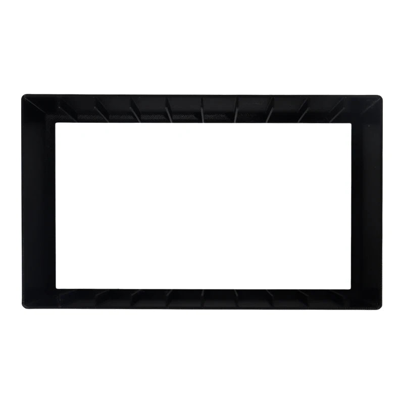 CD/DVD Media Storage Organizer 10 Grid Tape Storage Rack Durable Black Plastic Display Stands For Home And Office Organization