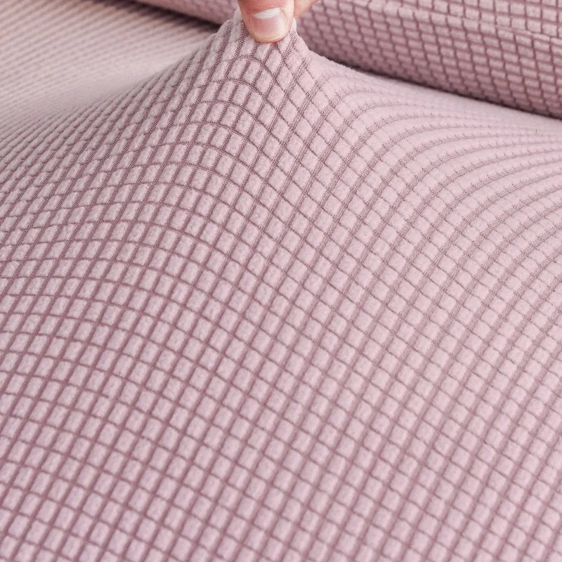 Velvet Plush L Shaped Sofa Cushion Cover for Living Room Elastic Furniture Couch Slipcover Chaise Longue Sofa Seat Cover Stretch