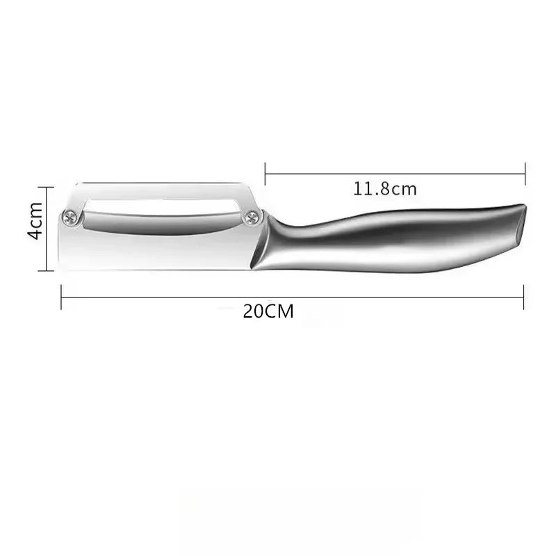 Stainless Steel Vegetable Peeler Kitchen Melon Planer Double-Head Peeler Household Multiple-Function Fruit And Vegetable Peeler