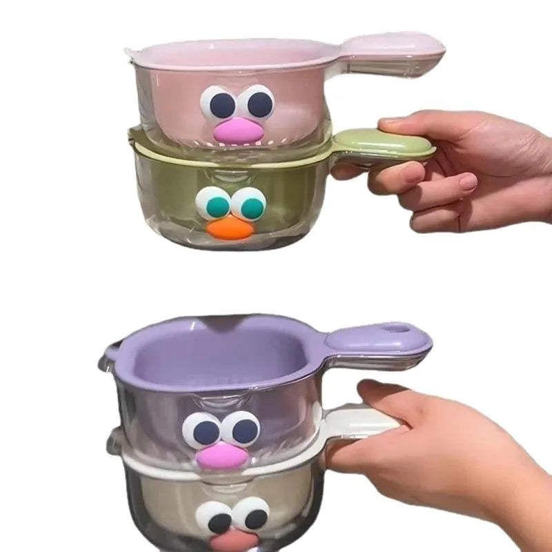 1pcs Dopamine Drainage Basket Fruit Washing Artifact Double-layer Food Grade Thick Wall Hanging Fruit Basket Kitchen