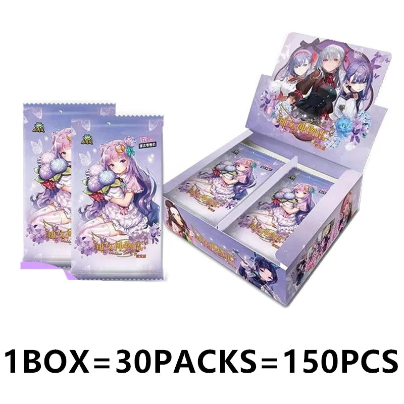 90pcs Set Goddess Story Thickened Gold Card Collectible Sexy Swimsuit Party Anime Collection Card Board Game Toy Gift