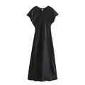 Midi Satin Dress Woman Long Dresses For Women Chic And Elegant Evening Dresses Female Party Dress