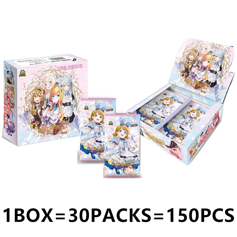 90pcs Set Goddess Story Thickened Gold Card Collectible Sexy Swimsuit Party Anime Collection Card Board Game Toy Gift