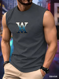 Sleeveless T-shirt for man Summer men's t-shirts and tank tops Outdoor Street Retro Top Sportswear men's t-shirts and tank tops