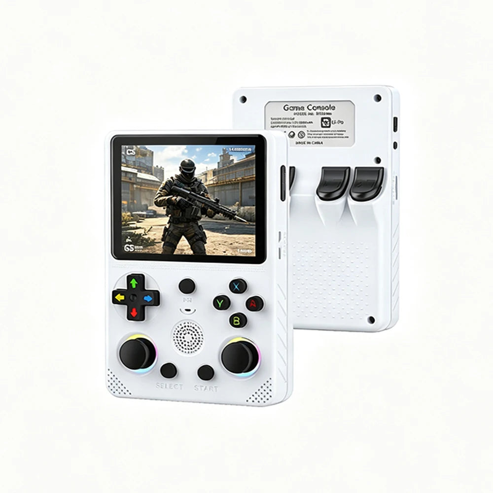 RG36max Upgraded Version Retro Handheld Game Console, RK3326 Quad-Core, 3.5" Screen, 128GB 40000+ Games, RGB Joysticks