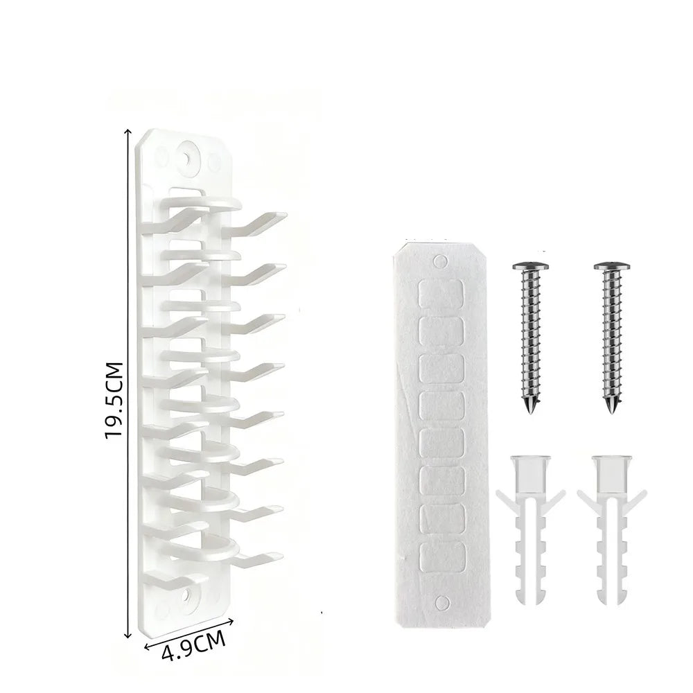 Closet Cap Rack Hat Organizer for Baseball Caps Space Saving Sundries Storage Baseball Caps Organizer for Door Closet Plastic