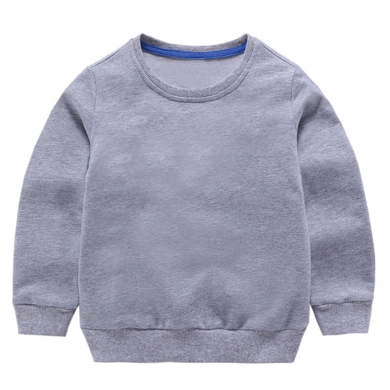 Cotton Sweatshirts For Boys Long Sleeve Kids Girls Children Basic Tshirt Pullover Kids Hoodies Outerwear Spring Kids Clothing