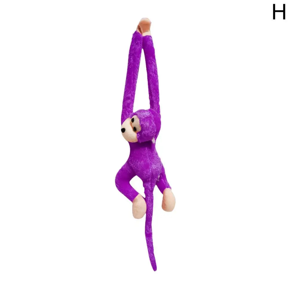 Long Arm Monkey Plush Doll Color Stuffed Monkey Cute Animal Plush Toys Creative Curtain Doll Hanging Monkey Plush Animal Gifts