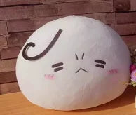 Classic Round Ball Shape Plush Pillow Toy Multi Expression Anime Character Stuffed Doll Role Play Decorative Plush Figurine Gift