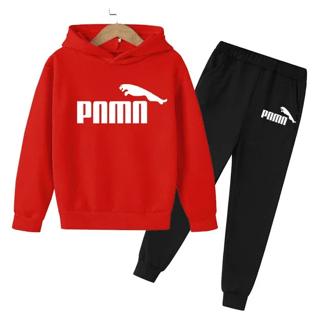 3-12 Years Children Holiday Gifts 2pcs Set Boy Girl Kid's Clothes Hoodie+Pants Suit  Spring Autumn Tracksuit