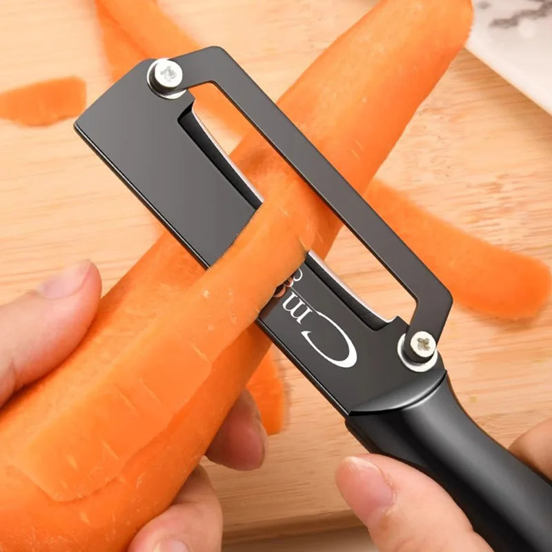 Multi-Function Kitchen-Specific Peeler Stainless Steel Kitchen Peeler for Slicing Fruit and Vegetables with Steel Handle