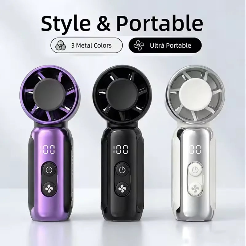Mini Handheld Fan Portable Small Electric Fan Usb Charge Portable Pocket Fan Suitable For Outdoor Travel Office Use Summer Gifts