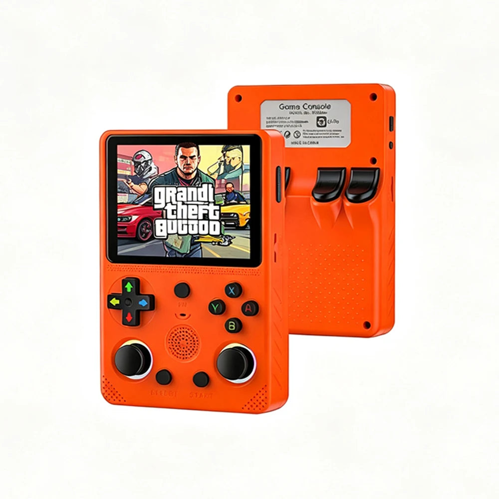 RG36max Upgraded Version Retro Handheld Game Console, RK3326 Quad-Core, 3.5" Screen, 128GB 40000+ Games, RGB Joysticks