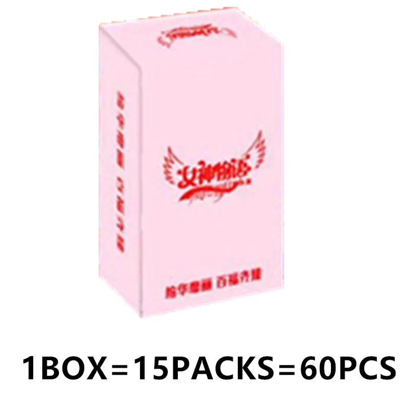 90pcs Set Goddess Story Thickened Gold Card Collectible Sexy Swimsuit Party Anime Collection Card Board Game Toy Gift