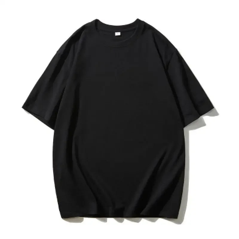 2025 Summer Mens soild color T Shirts Male Casua  Short Sleeve Classical Tee Mens Cotton Oversized Hip-Hop Top Tees S-5Xl