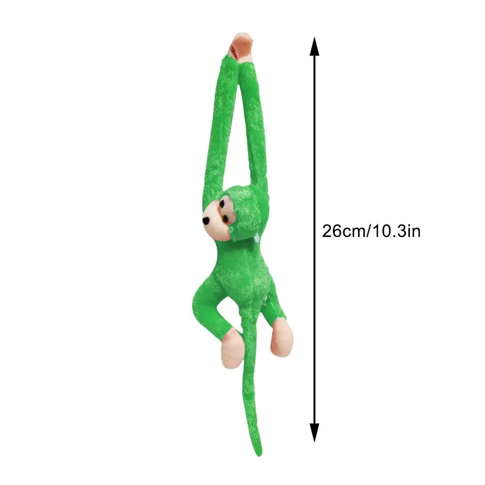 Long Arm Monkey Plush Doll Color Stuffed Monkey Cute Animal Plush Toys Creative Curtain Doll Hanging Monkey Plush Animal Gifts