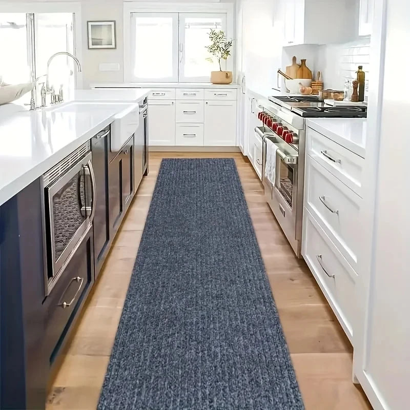50cmX2m Kitchens Bedroom Rug Water Uptake Home Decor Self-adhesive Room Decoration Bathroom Rugs Solid Color Carpet Living Room