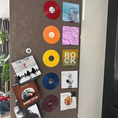 1 Pcs Minimalist Vinyl Record Shelf Album Wall Mount Display Record Player Stand Storage Shelf Record Holder Record Frame Ledge