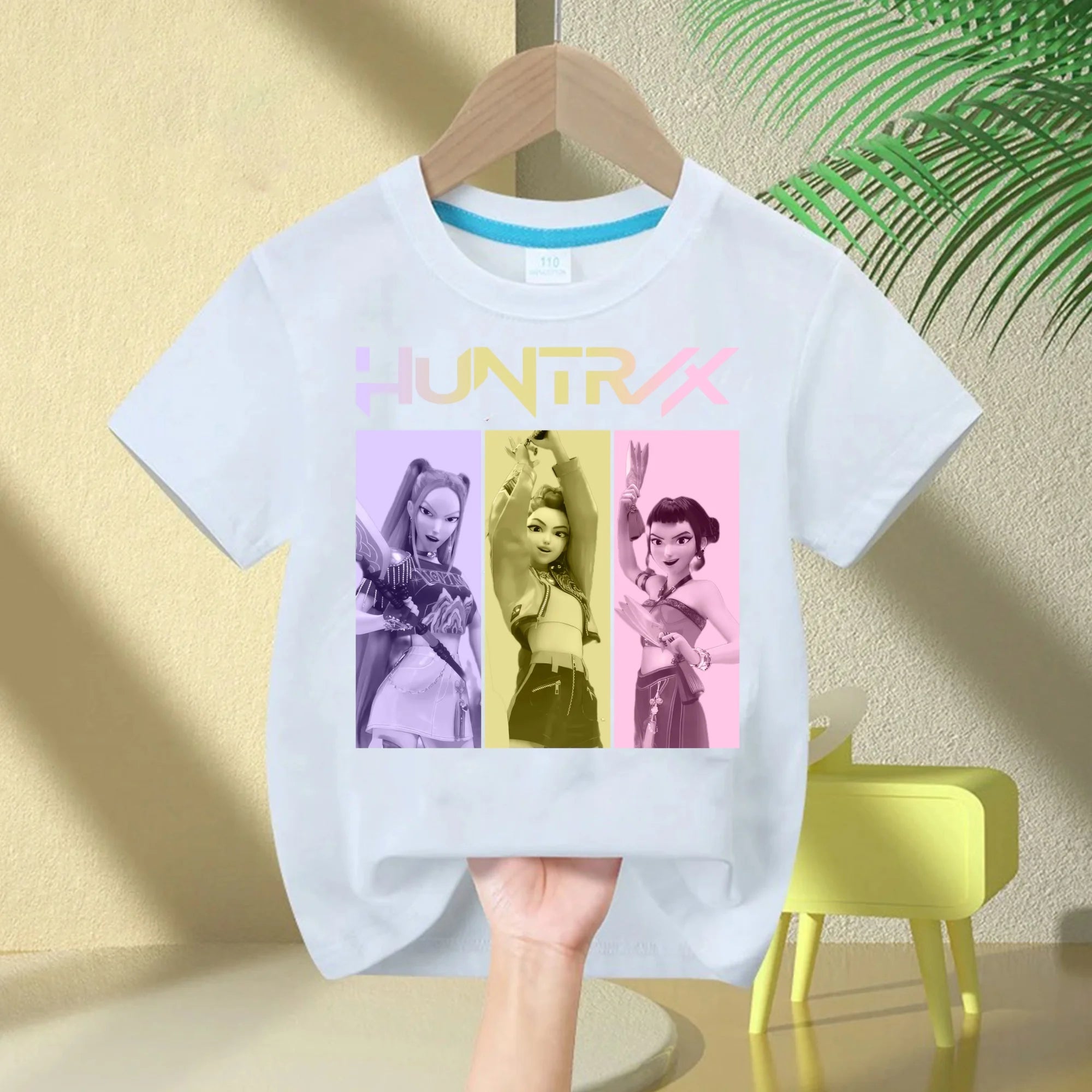 Kpop Demon Hunters 2026 Hot Movie Kids T‑Shirt Soft Cotton Toddler Boys Girls Tops Fashion Casual Children Clothing Fan Gifts