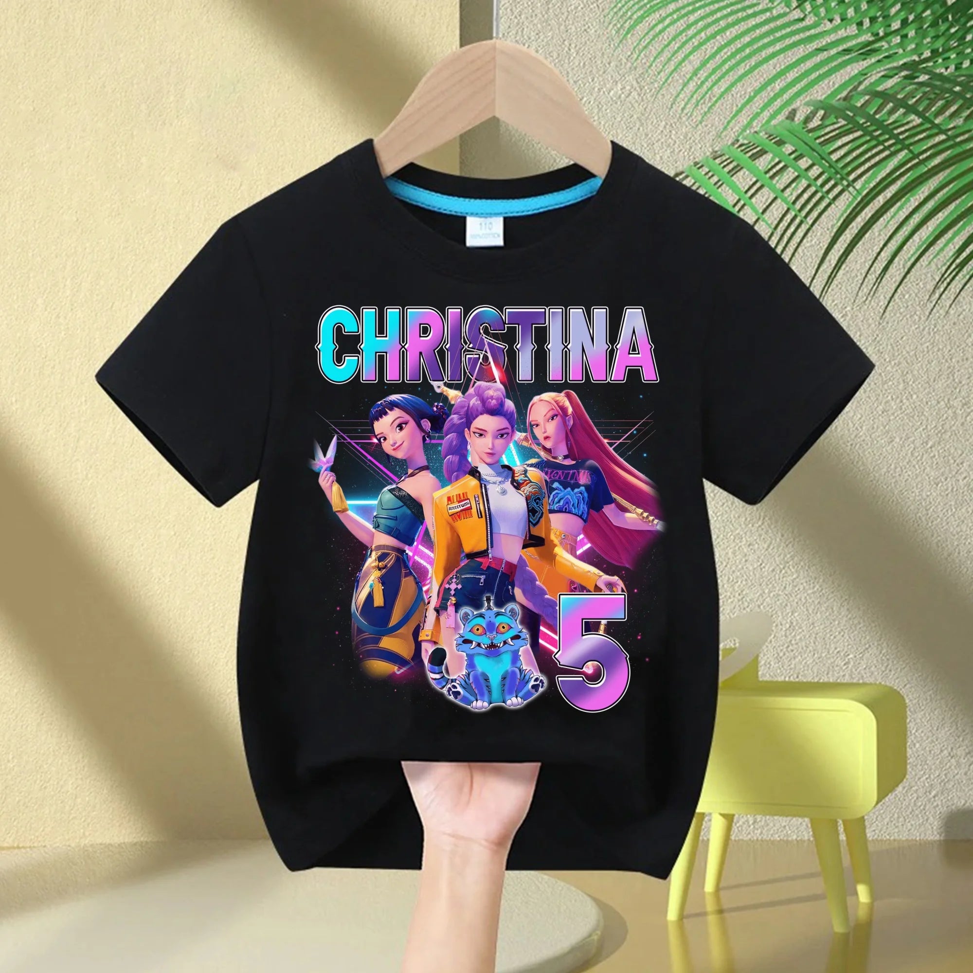 Kpop Demon Hunters 2026 Hot Movie Kids T‑Shirt Soft Cotton Toddler Boys Girls Tops Fashion Casual Children Clothing Fan Gifts