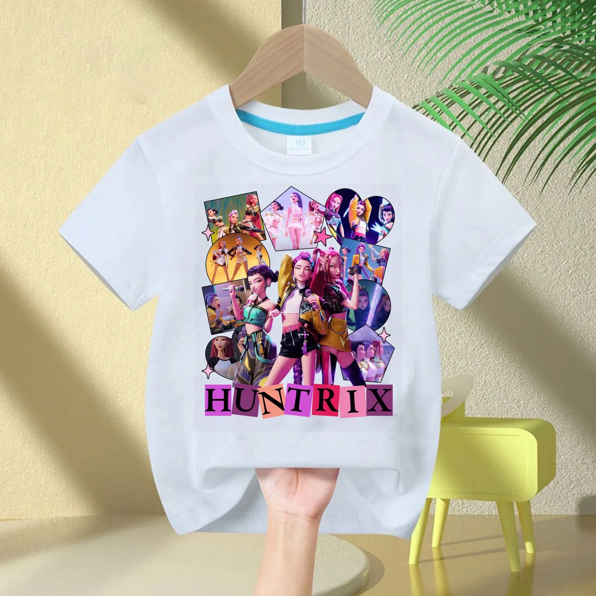 Kpop Demon Hunters 2026 Hot Movie Kids T‑Shirt Soft Cotton Toddler Boys Girls Tops Fashion Casual Children Clothing Fan Gifts