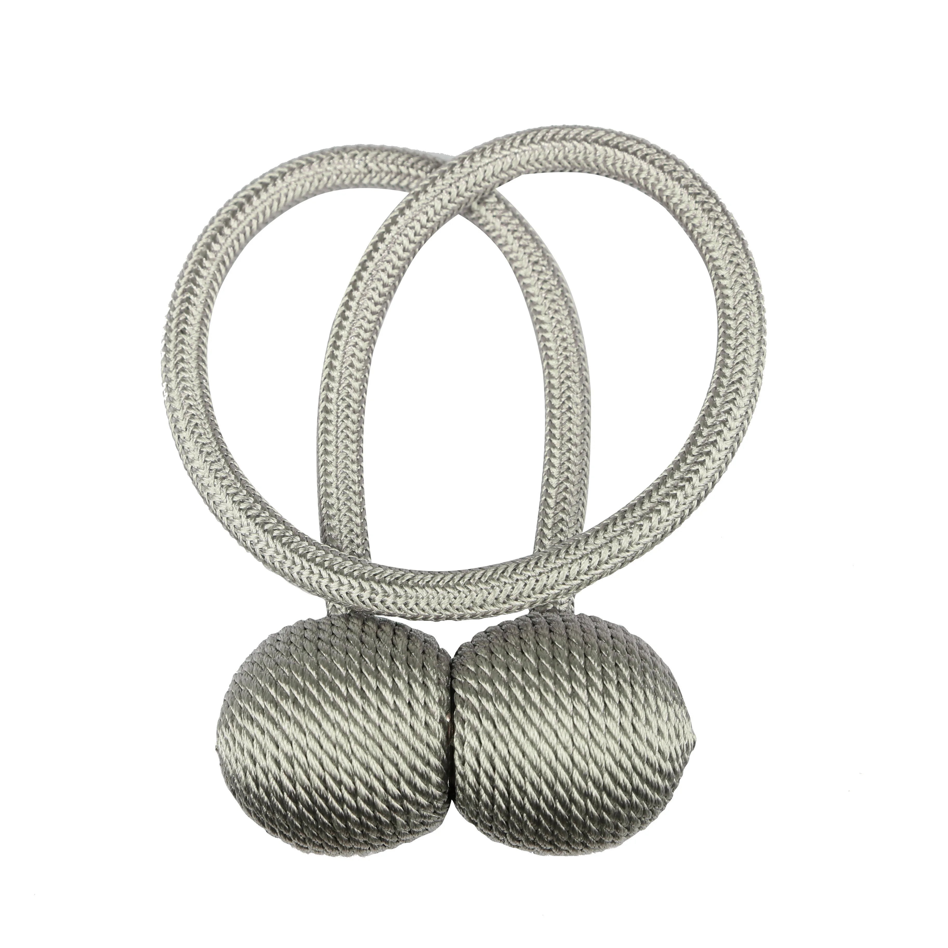 BELAVENIR Magnetic Curtain Tieback High Quality Clip Curtains Buckle Holder Decorative Home Polyester Curtains Accessories