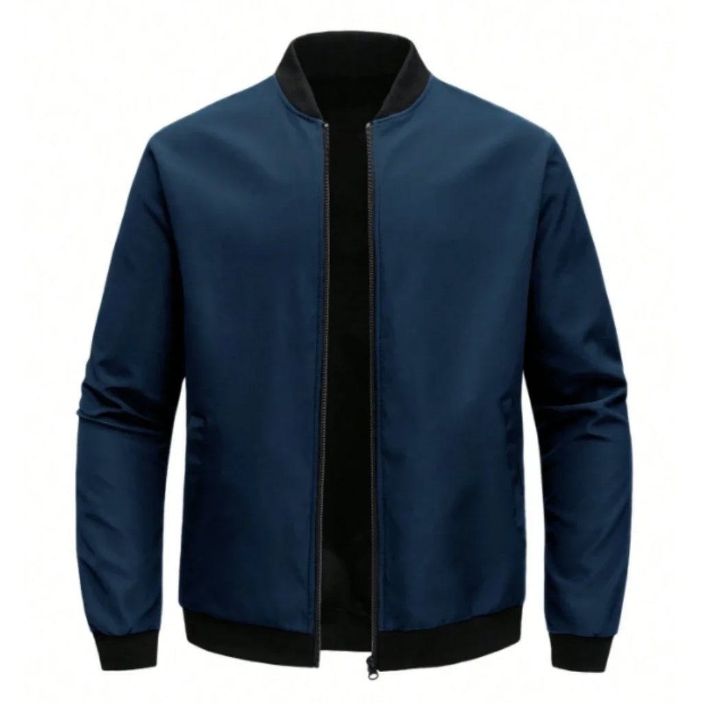 Men's Solid Color Casual Sports Zipper Stand Collar Hoodie Cardigan Coat - Comfortable Fashionable Men's Outerwear