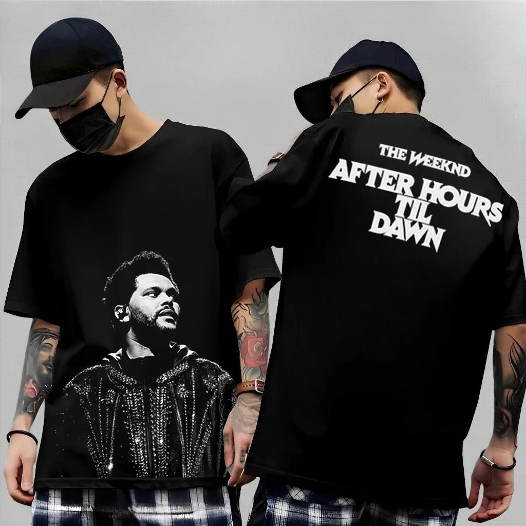 The Weeknd 2026 After Hours Til Dawn World Tour Cotton Short Sleeves T-shirt Gift For Fans Unisex S-3XL R&B Style Tee Tops