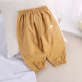 2024 New Children's Pants Summer Baby Boys and Girls Trousers Cotton and Linen Pants