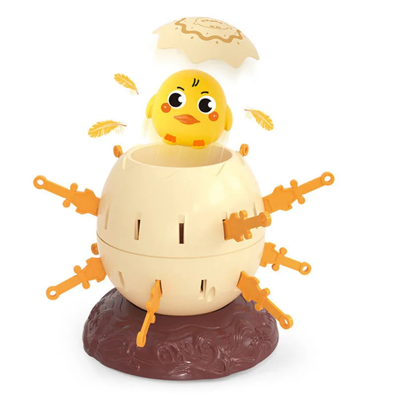 Mini Penguin Novelty Toys Pirate Bucket Plug-in Funny Parent-child Interactive Games Party Tricky Desktop Toy Thinking Training